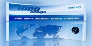 voice actor website design