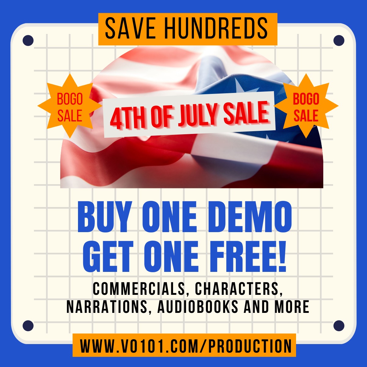 voice over demo sale