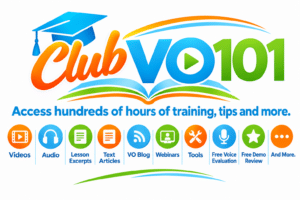 free voice over training, videos and audio.